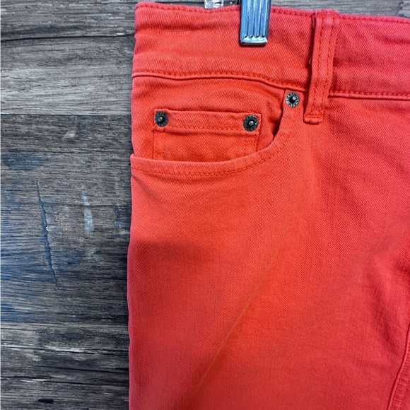 J. Crew Coral Stretch Mini Skirt Womens Size 10 - Picture 3 of 8